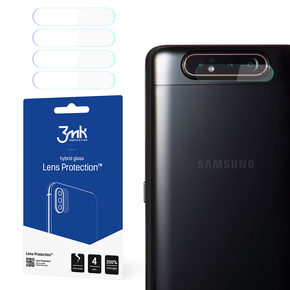 Samsung Galaxy A80 – 3mk Lens Protection kaamera objektiivi kaitse