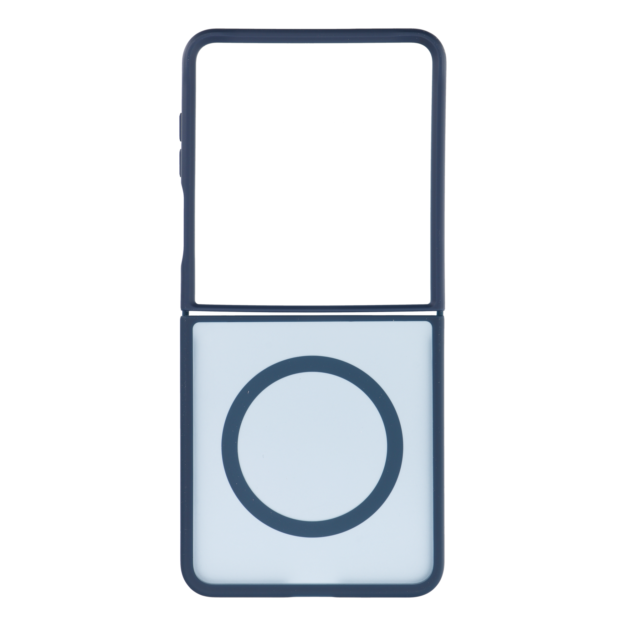 Tumesinine MagSafe-toega 4sF-S Acrylic ümbris Samsung Galaxy Z Flip8 mudelile