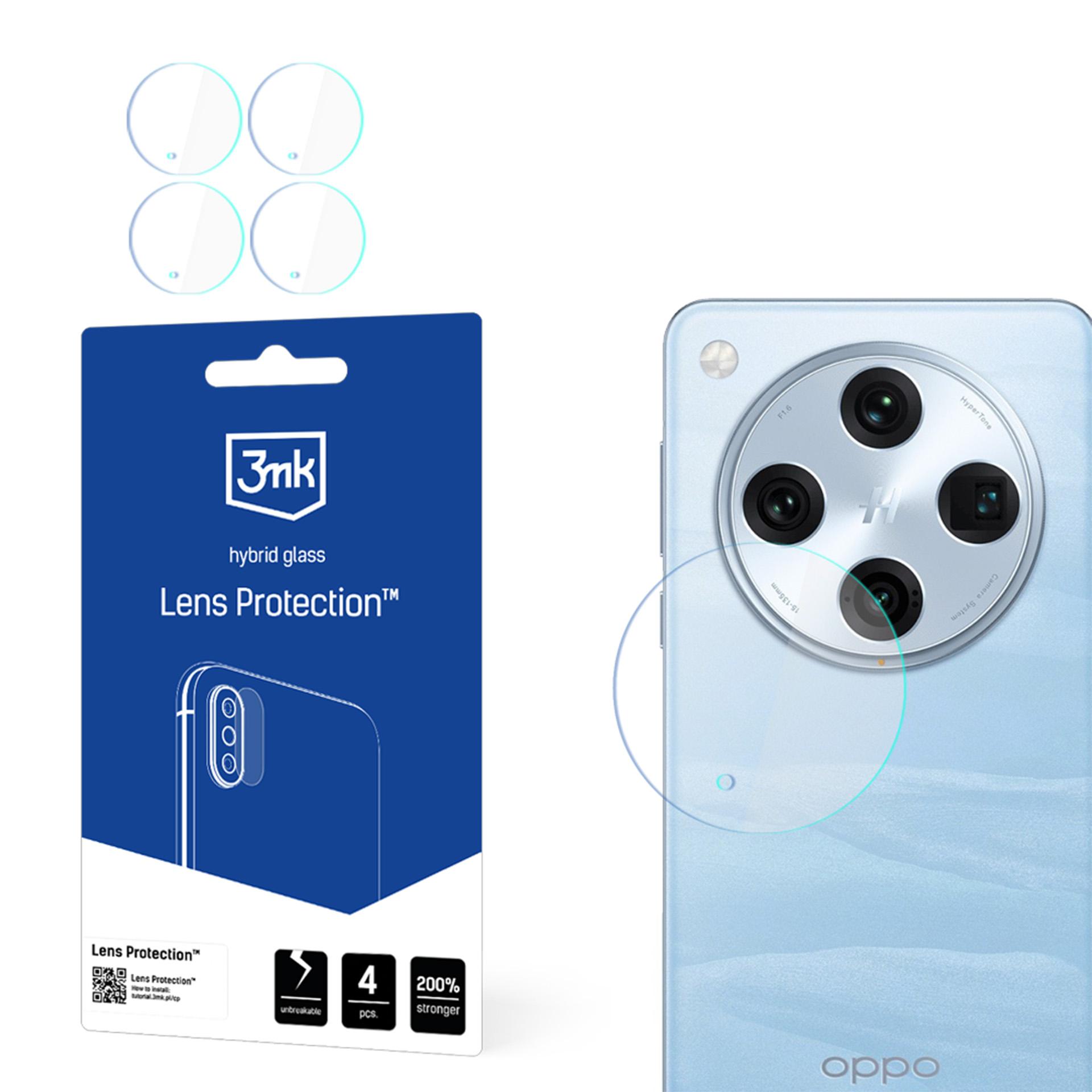 Hübriidklaas jaoks Camera Lens 3mk Lens Protection jaoks Oppo Find X8 Pro