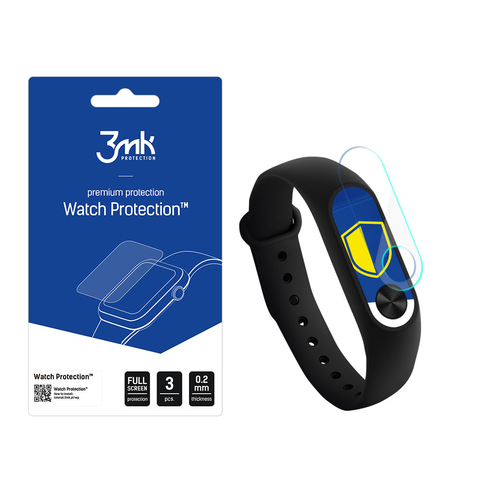 Xiaomi Mi Band 2 – 3mk Watch Protection ARC nutikella ekraanikaitse