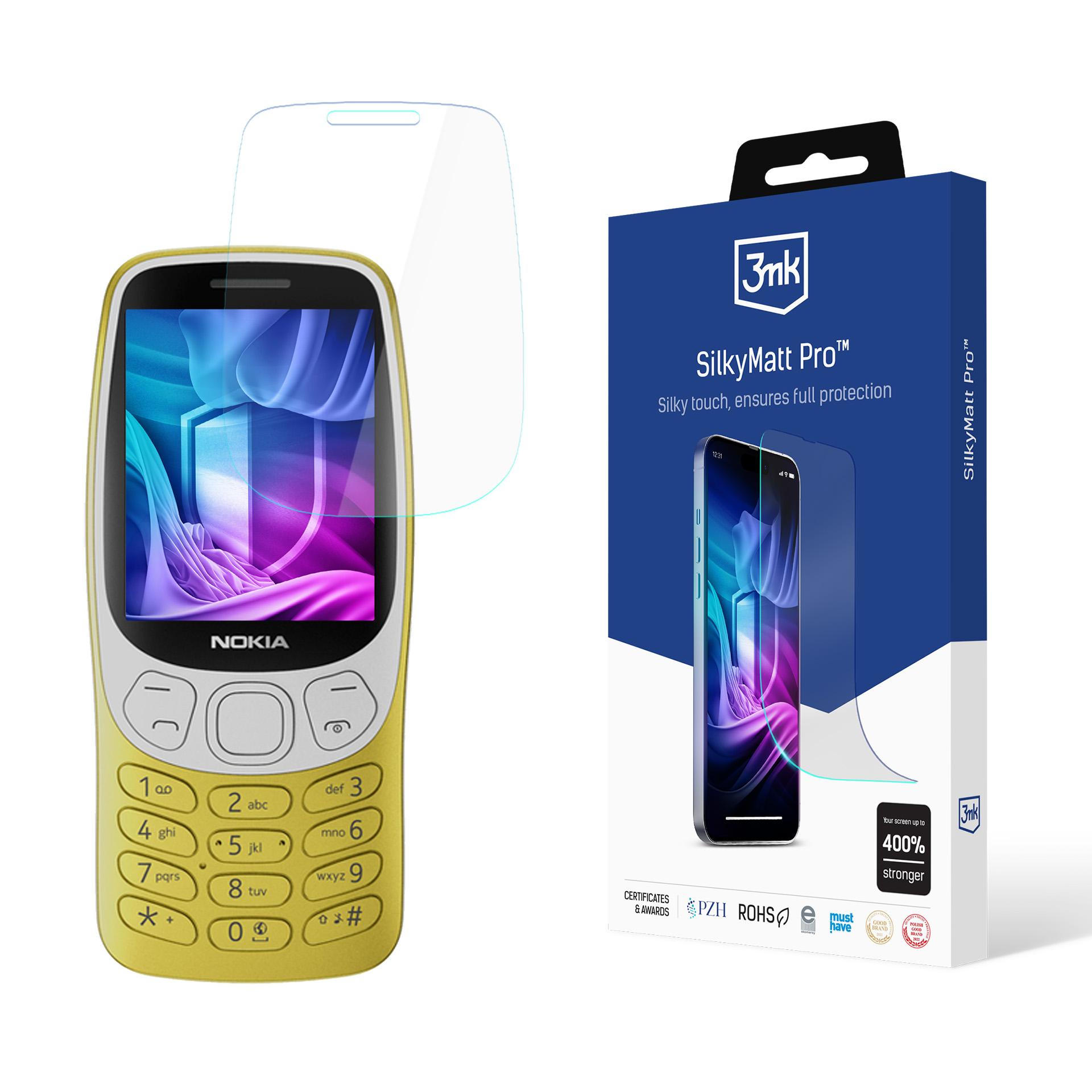 Nokia 3210 4G – 3mk Silky Matt Pro telefoni ekraanikaitse
