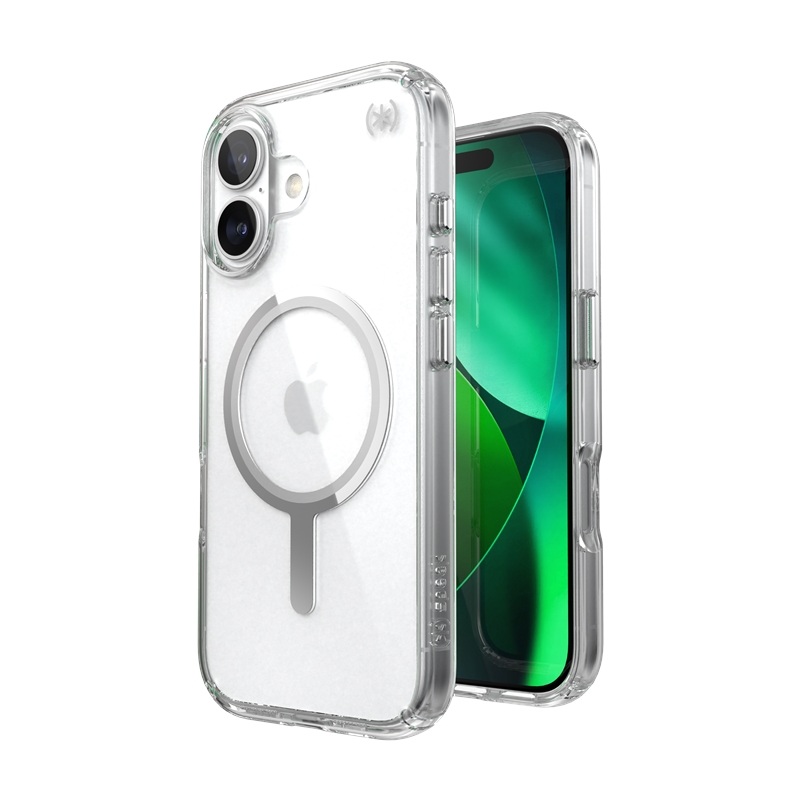 Speck Presidio Perfect Clear MagSafe - iPhone 17 ümbris (Clear / hõbedane)