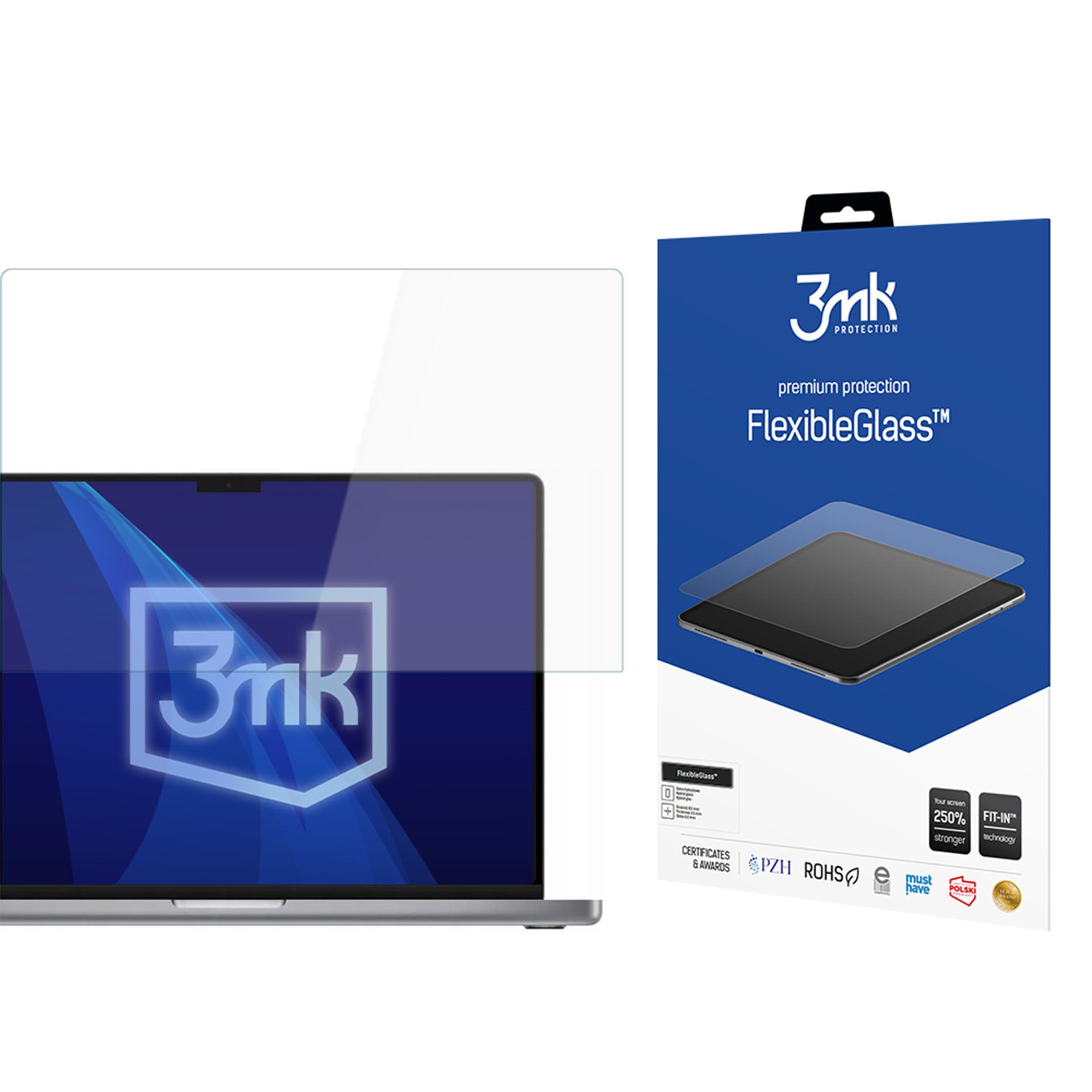 Hübriidklaas 3mk FlexibleGlass jaoks Apple Macbook Pro 16 M1/M2/M3/M4