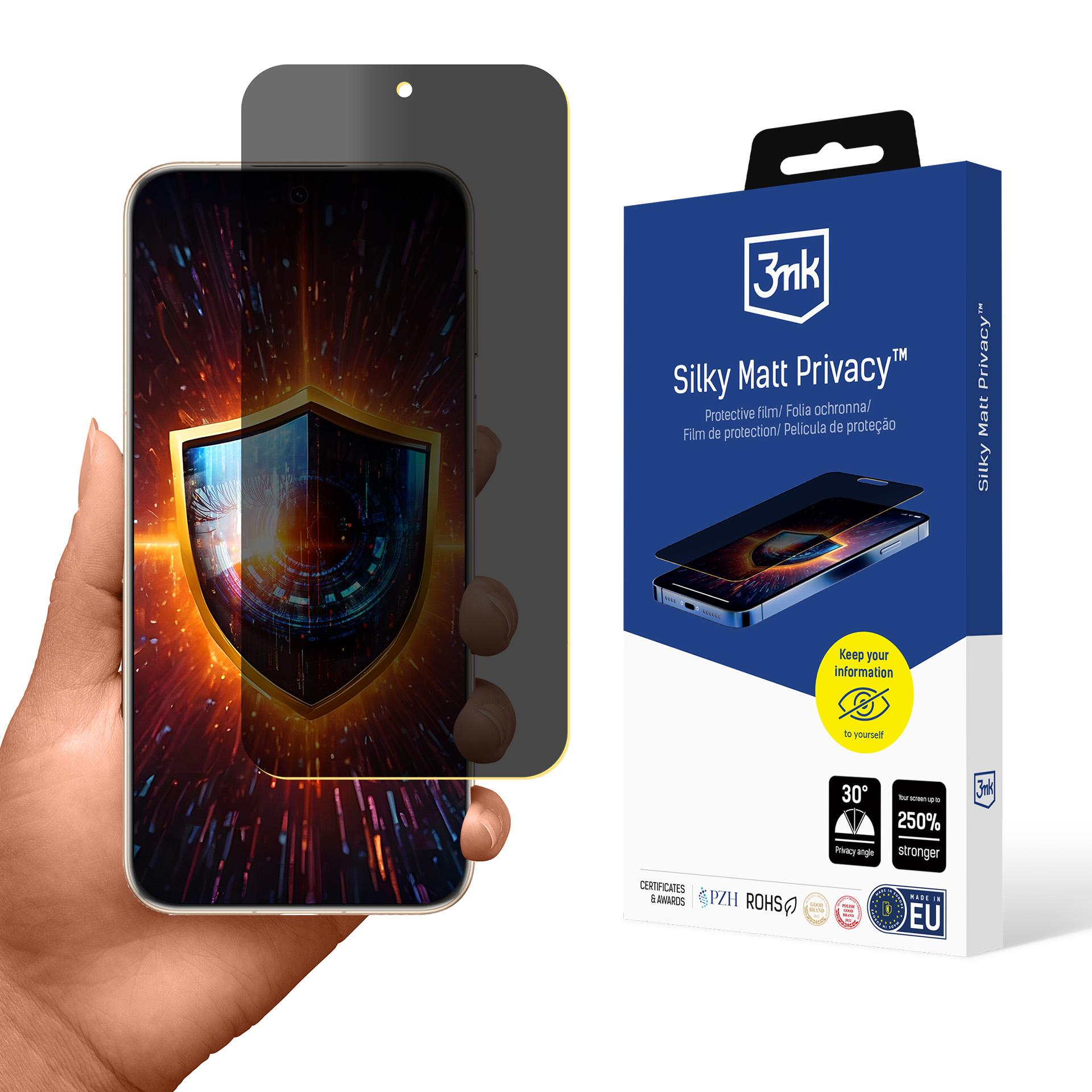 Huawei Pura 80 Pro / 80 Ultra – 3mk Silky Matt Privacy privaatsusfilter