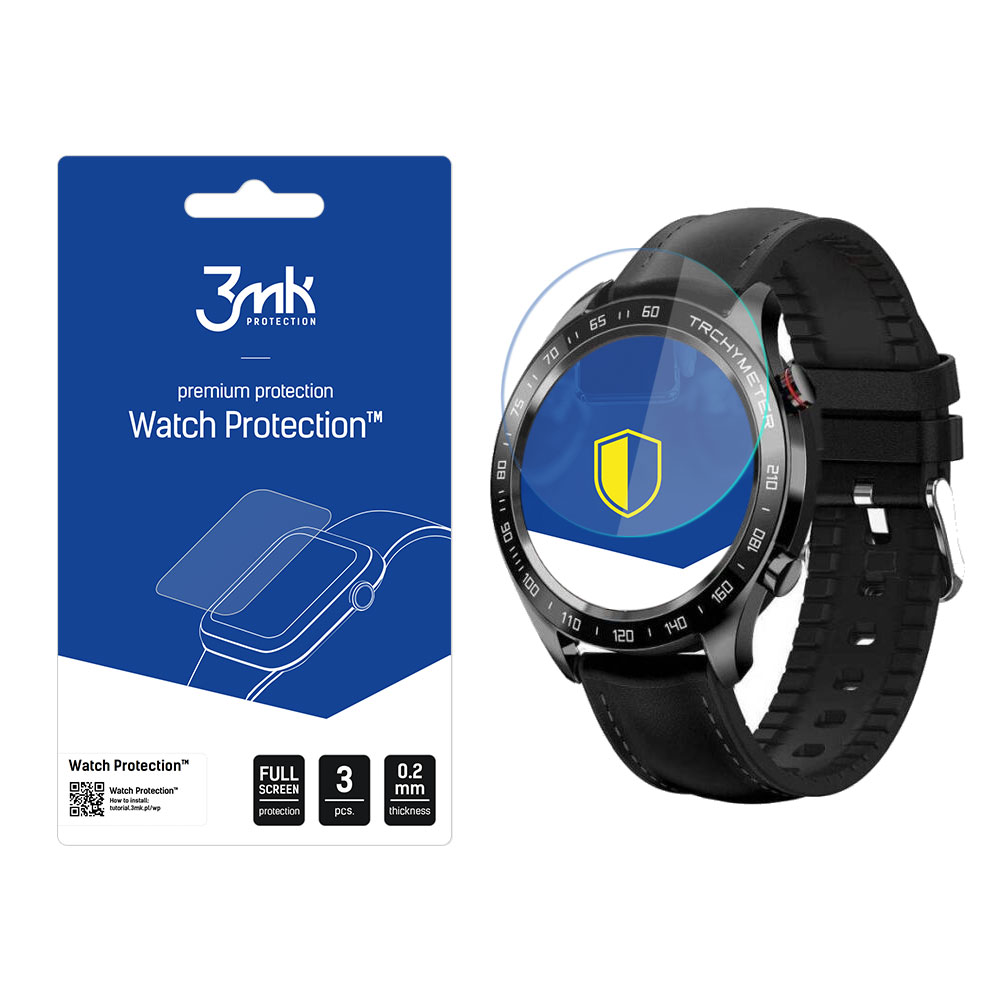 Smartwatch Pacific 21-3 – 3mk Watch Protection FlexibleGlass nutikella ekraanikaitse