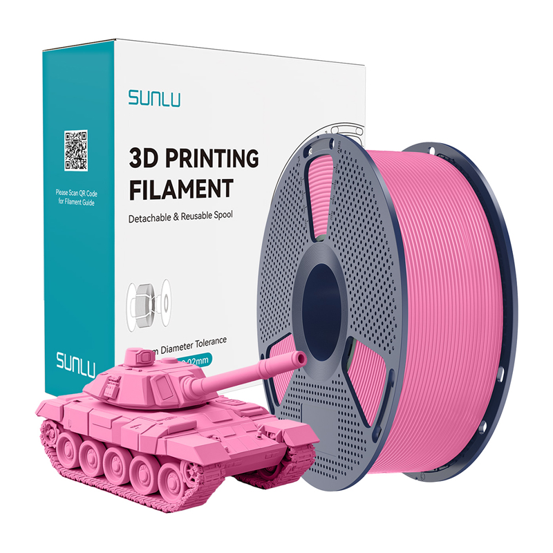 Sunlu PLA+ kiire printimise filament, roosa
