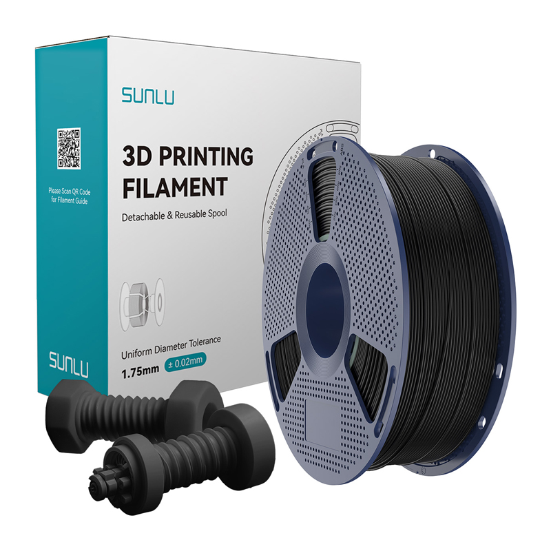 Sunlu kiire printimise ABS-filament, must