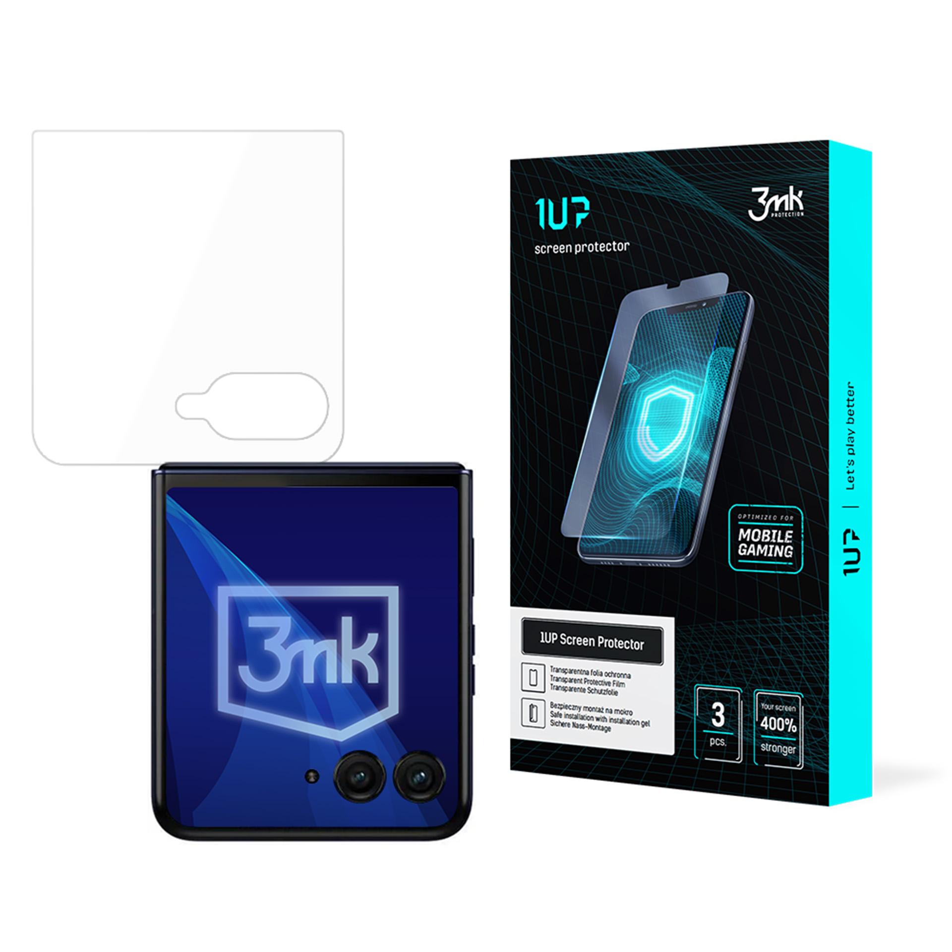 Motorola Razr 50 (front) – 3mk 1UP telefoni ekraanikaitse