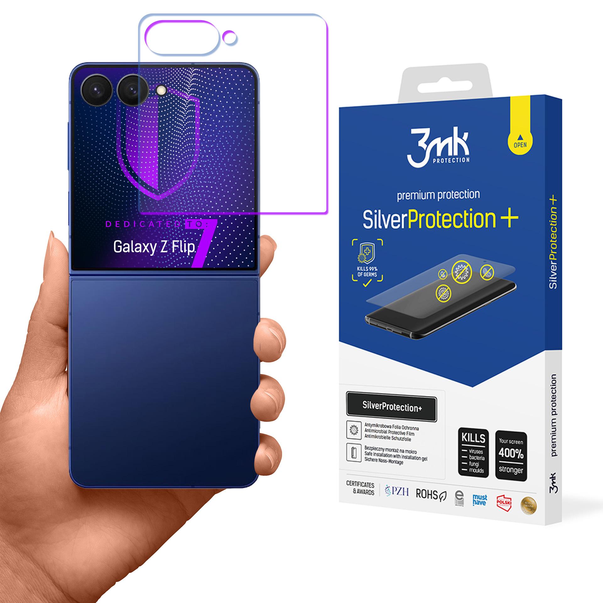 Samsung Galaxy Z Flip 7 – 3mk SilverProtection+ telefoni ekraanikaitse