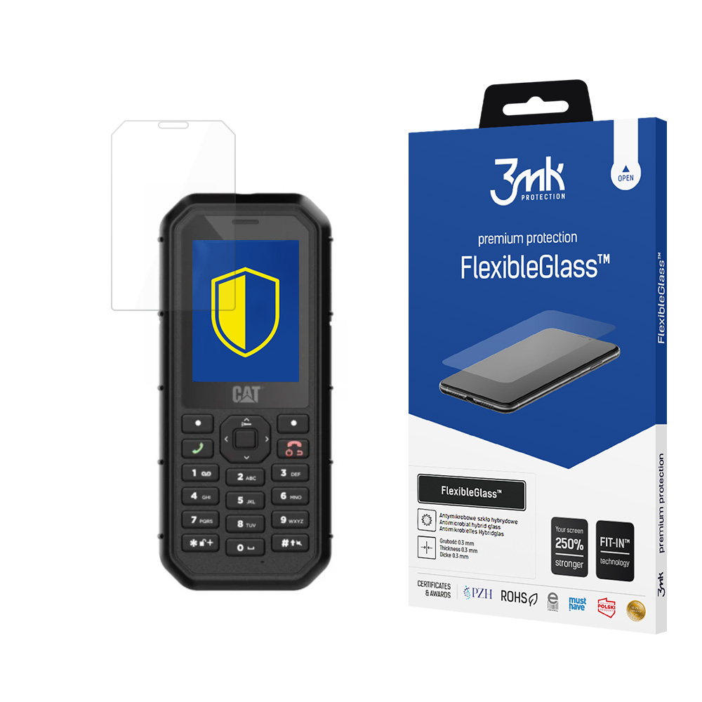 CAT B26 – 3mk FlexibleGlass telefoni ekraanikaitse