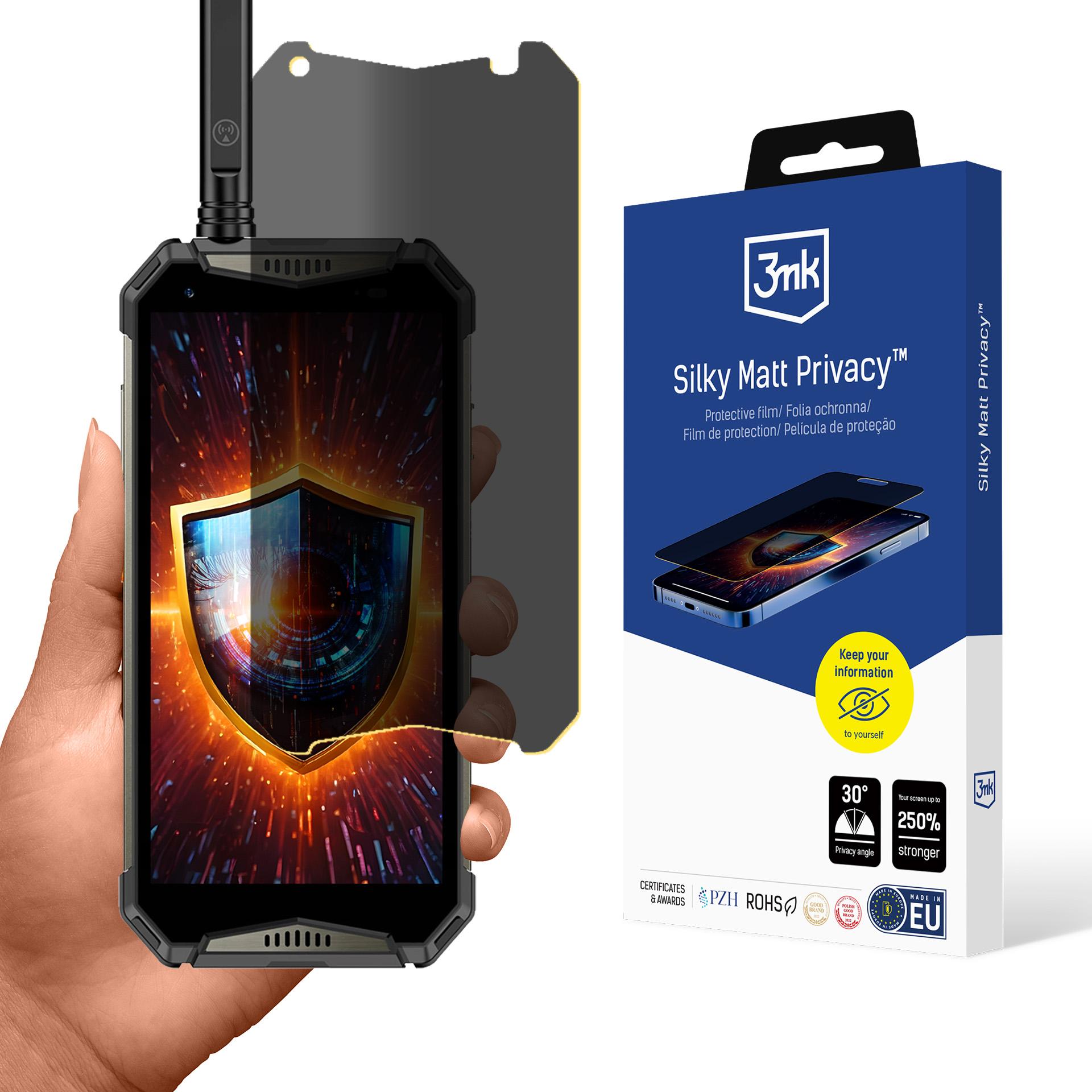 Ulefone Armor 20WT – 3mk Silky Matt Privacy privaatsusfilter