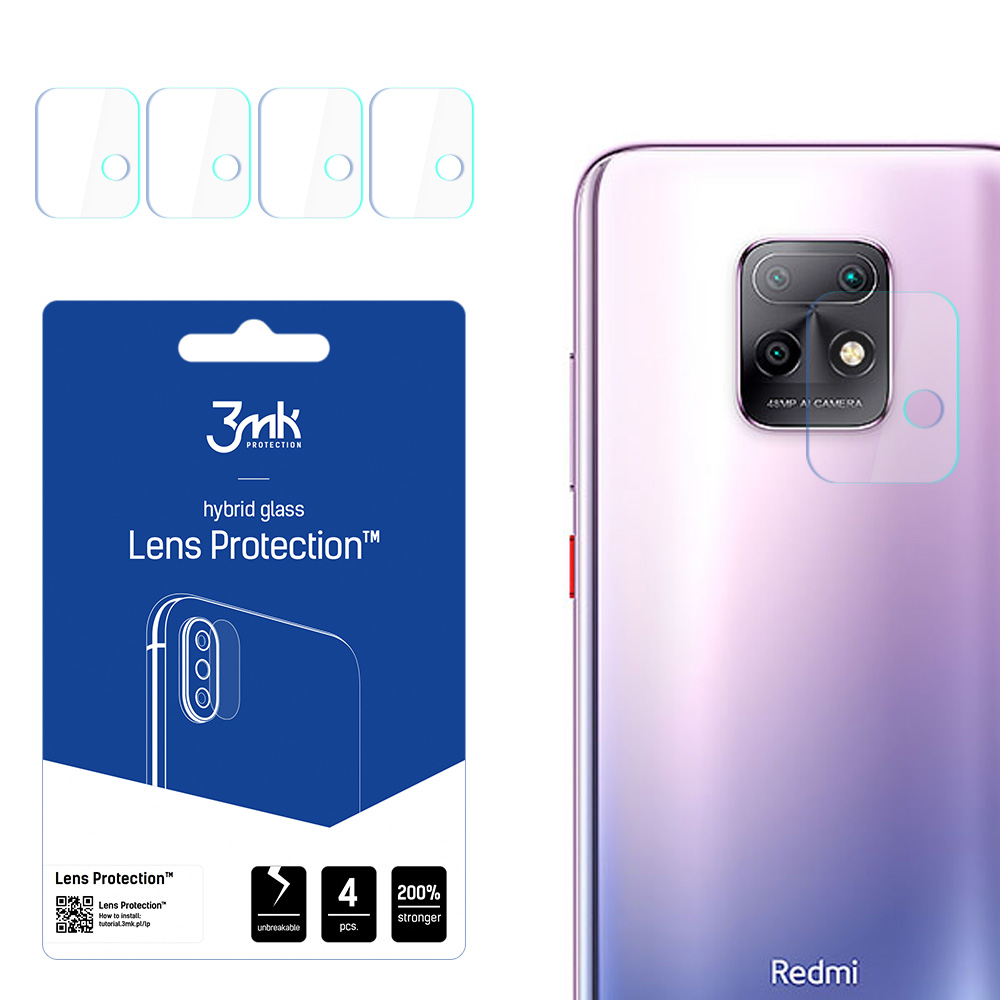 Xiaomi Redmi 10X 5G – 3mk Lens Protection kaamera objektiivi kaitse