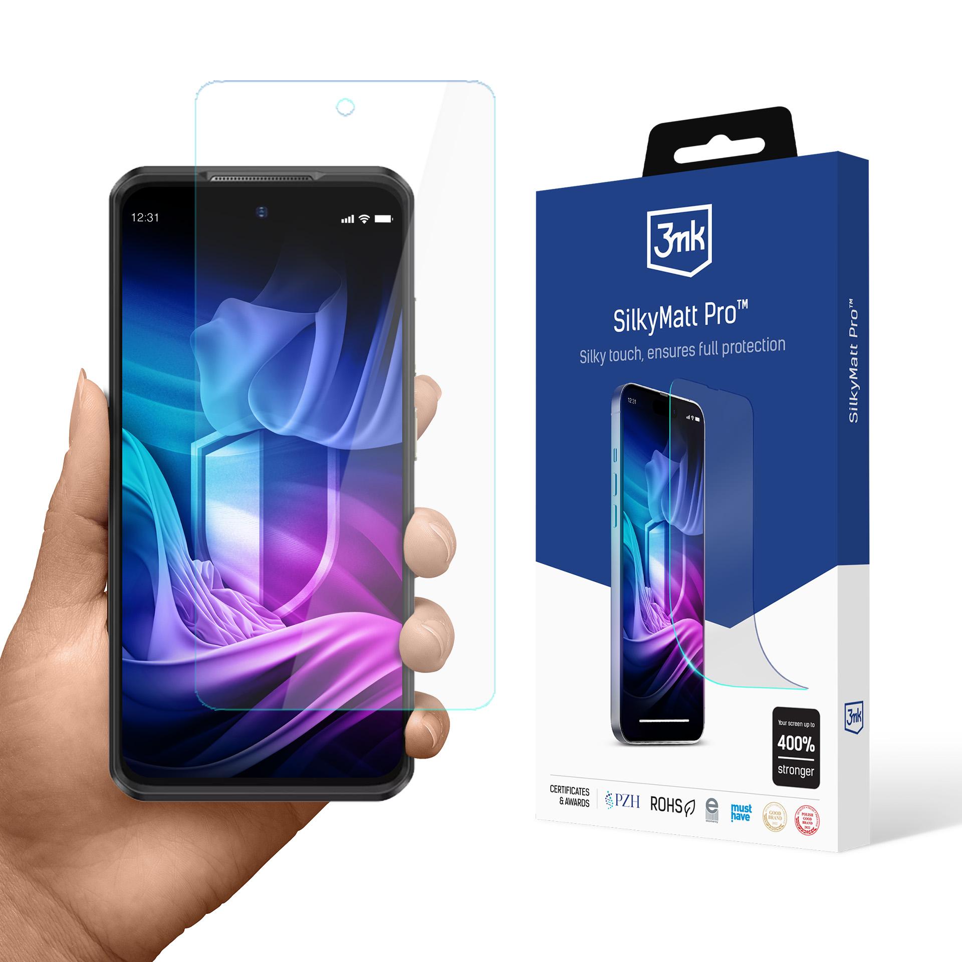 Ulefone Armor 25T / 25T Pro – 3mk Silky Matt Pro telefoni ekraanikaitse