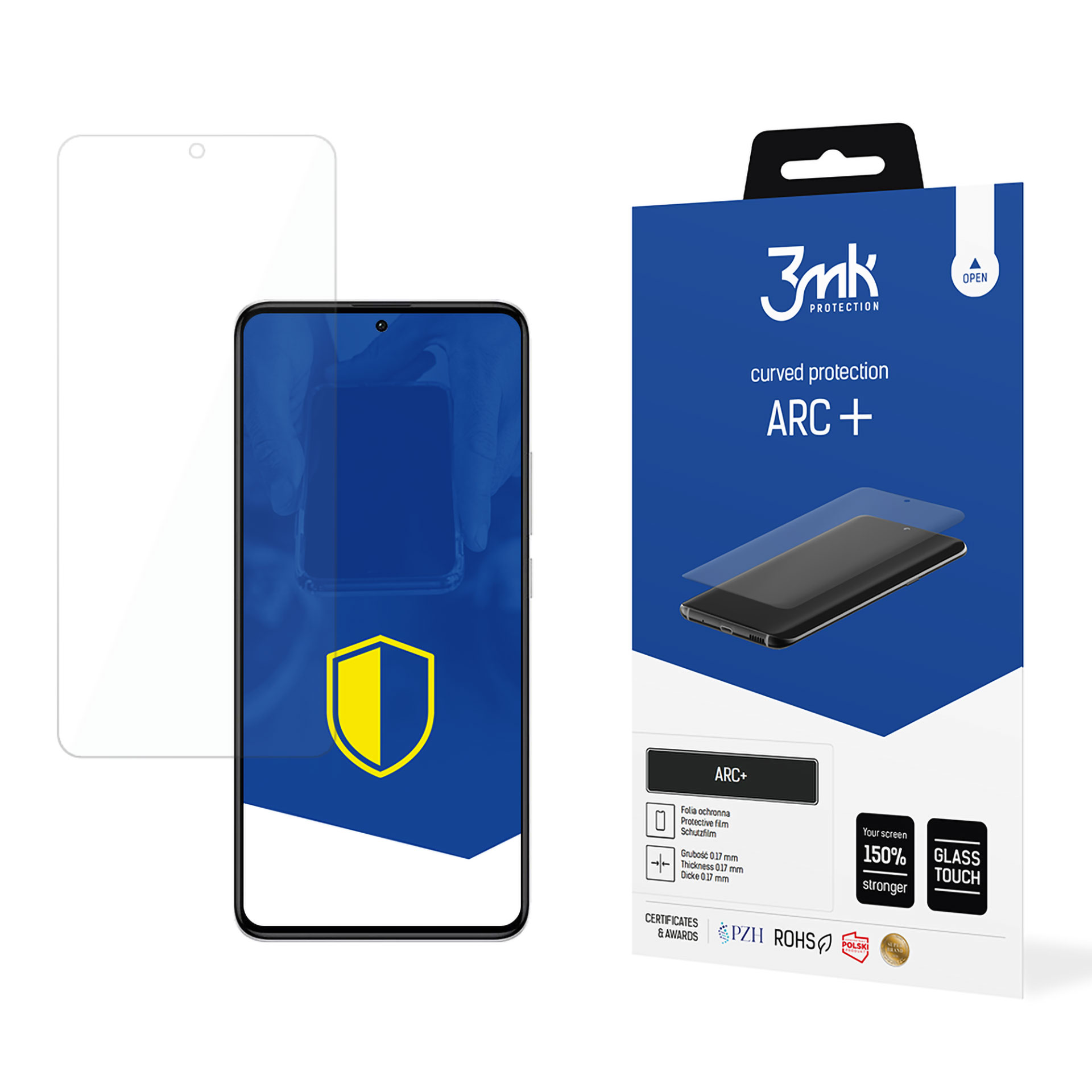 Redmi K60 / K60 Pro – 3mk ARC+ telefoni ekraanikaitse