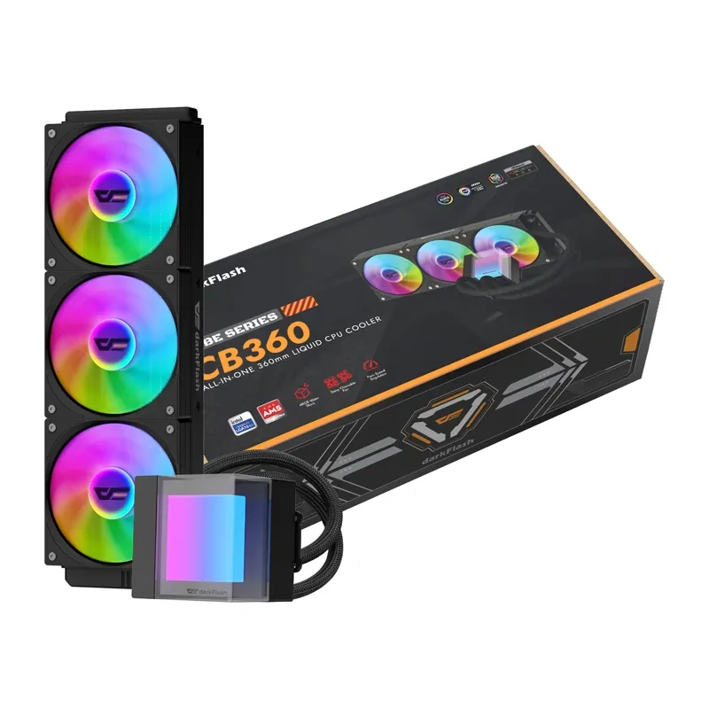 DarkFlash CB360 vedelikjahutusega protsessorijahuti (värv: must)