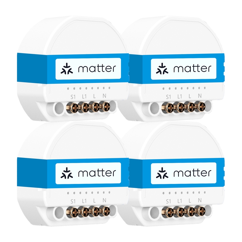 MEROSS MSS815MAQUA-UN nutikate Wi-Fi-lülitite komplekt, 4 tk
