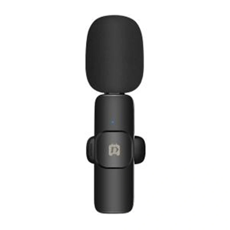 Must PULUZ PU3082B 2,4 GHz juhtmevaba reväärimikrofon USB-C-vastuvõtjaga OTG-toega Android-seadmetele
