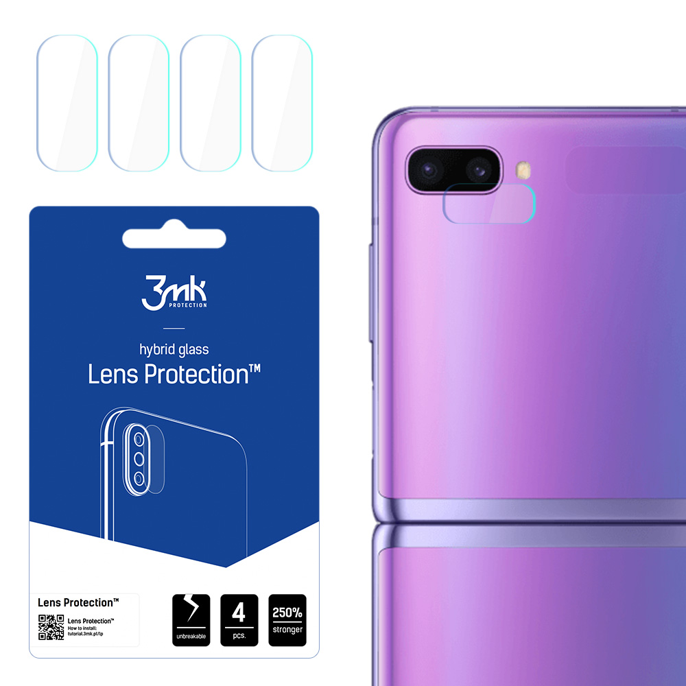 Samsung Galaxy Z Flip 5G – 3mk Lens Protection kaamera objektiivi kaitse