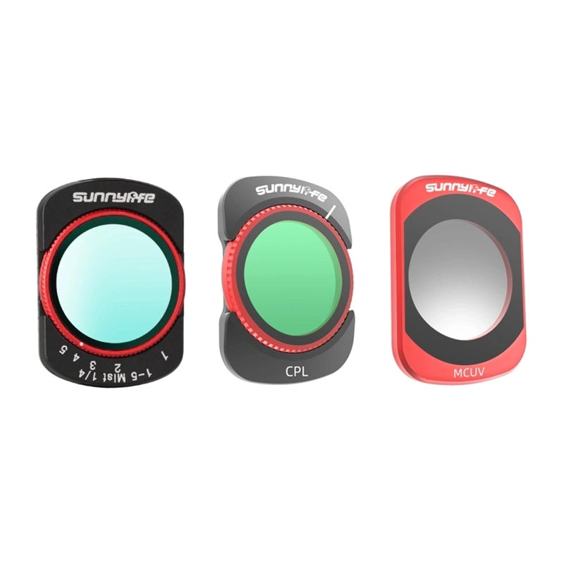 Sunnylife filtrikomplekt Osmo Pocket 4 ja Pocket 3 jaoks: VND2-32, CPL, MCUV ja Black Mist 1/4