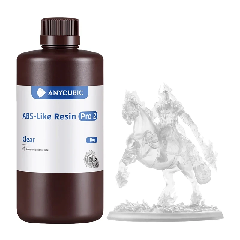 ANYCUBIC ABS-tüüpi vaik Pro 2 (värv: läbipaistev)
