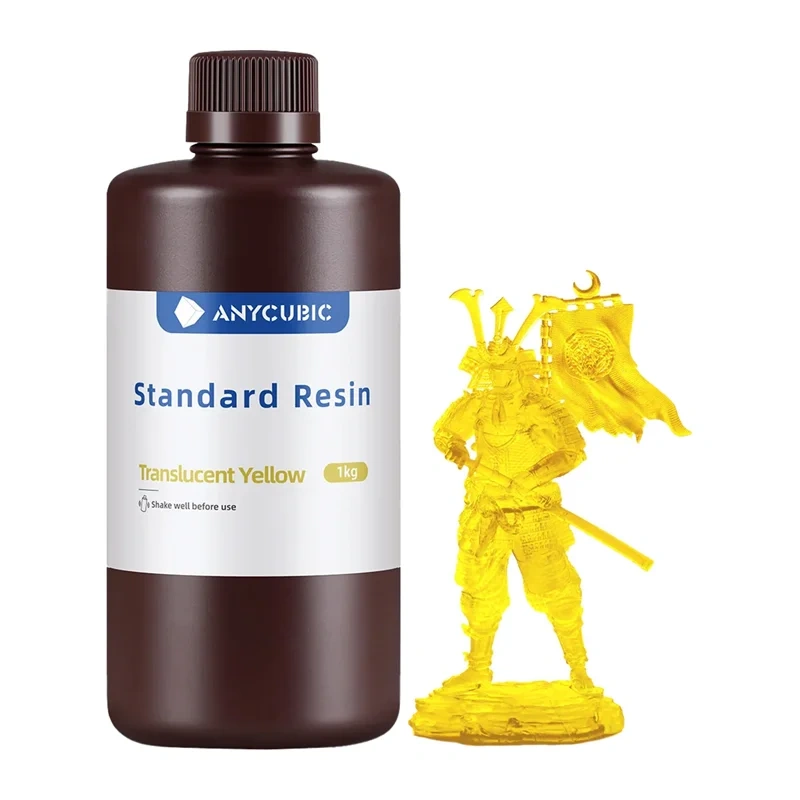 ANYCUBIC Standard Resin standardvaik, läbipaistev kollane
