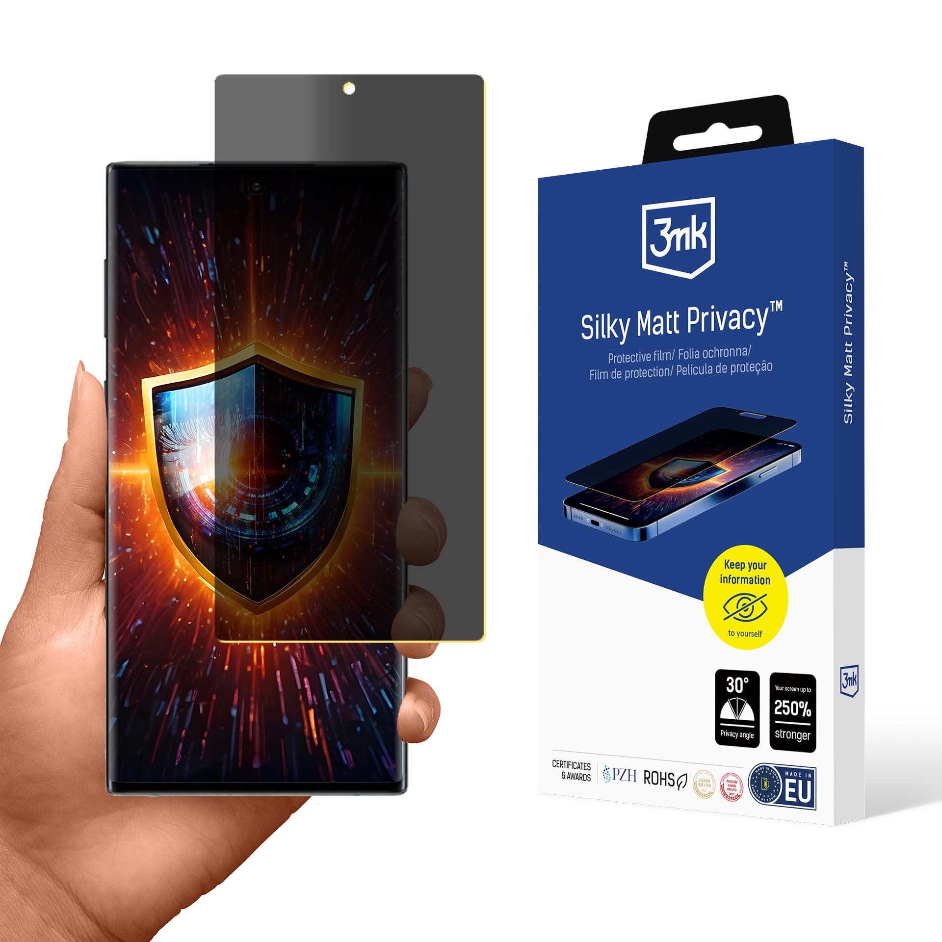 Samsung Galaxy Note 10 – 3mk Silky Matt Privacy privaatsusfilter
