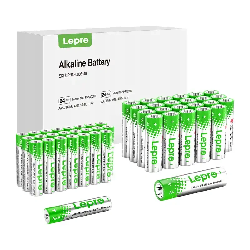 LEPRO 130003-48 AA/AAA leelispatareid, 48 tk pakend