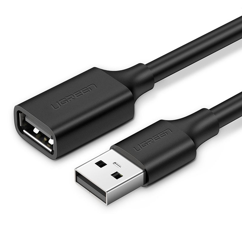 Must Ugreen USB-A–USB-A pikenduskaabel, 1,5 m (10315)