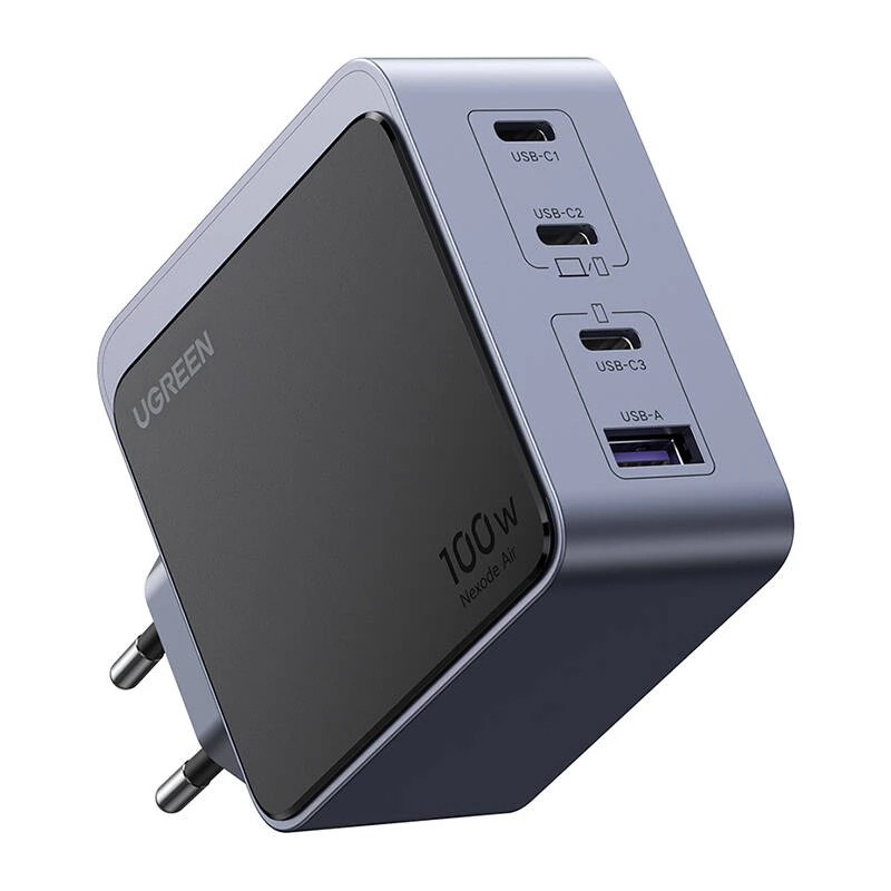 Hall Ugreen X565 GaN 100 W laadija, 3 × USB-C ja USB-A (35043)