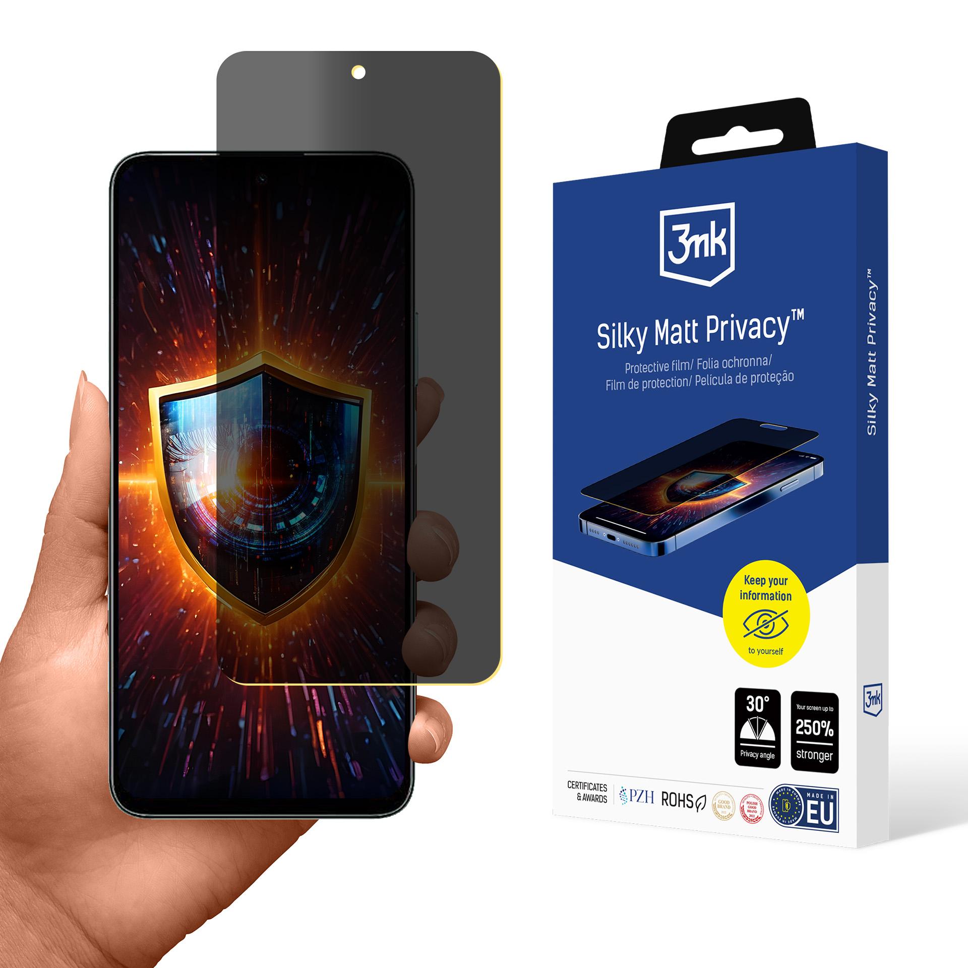 Honor Play 8T – 3mk Silky Matt Privacy privaatsusfilter