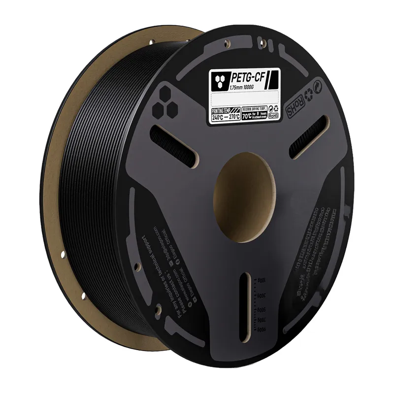 ELEGOO PETG-CF süsinikkiudfilament (värv: must) 0.5 kg