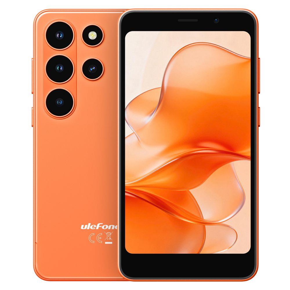 Ulefone Note 22 mobiiltelefon, 3 / 32 GB, kosmiline oranž