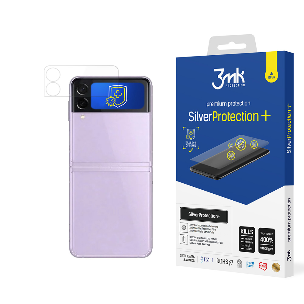 Samsung Galaxy Z Flip 3 5G (Front) – 3mk SilverProtection+ telefoni ekraanikaitse