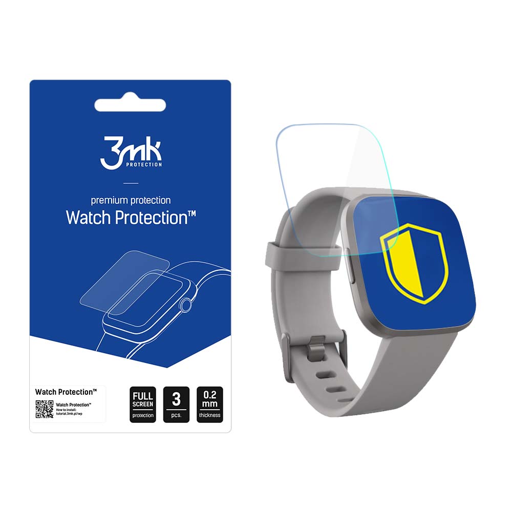 Fitbit Versa 2 – 3mk Watch Protection ARC nutikella ekraanikaitse