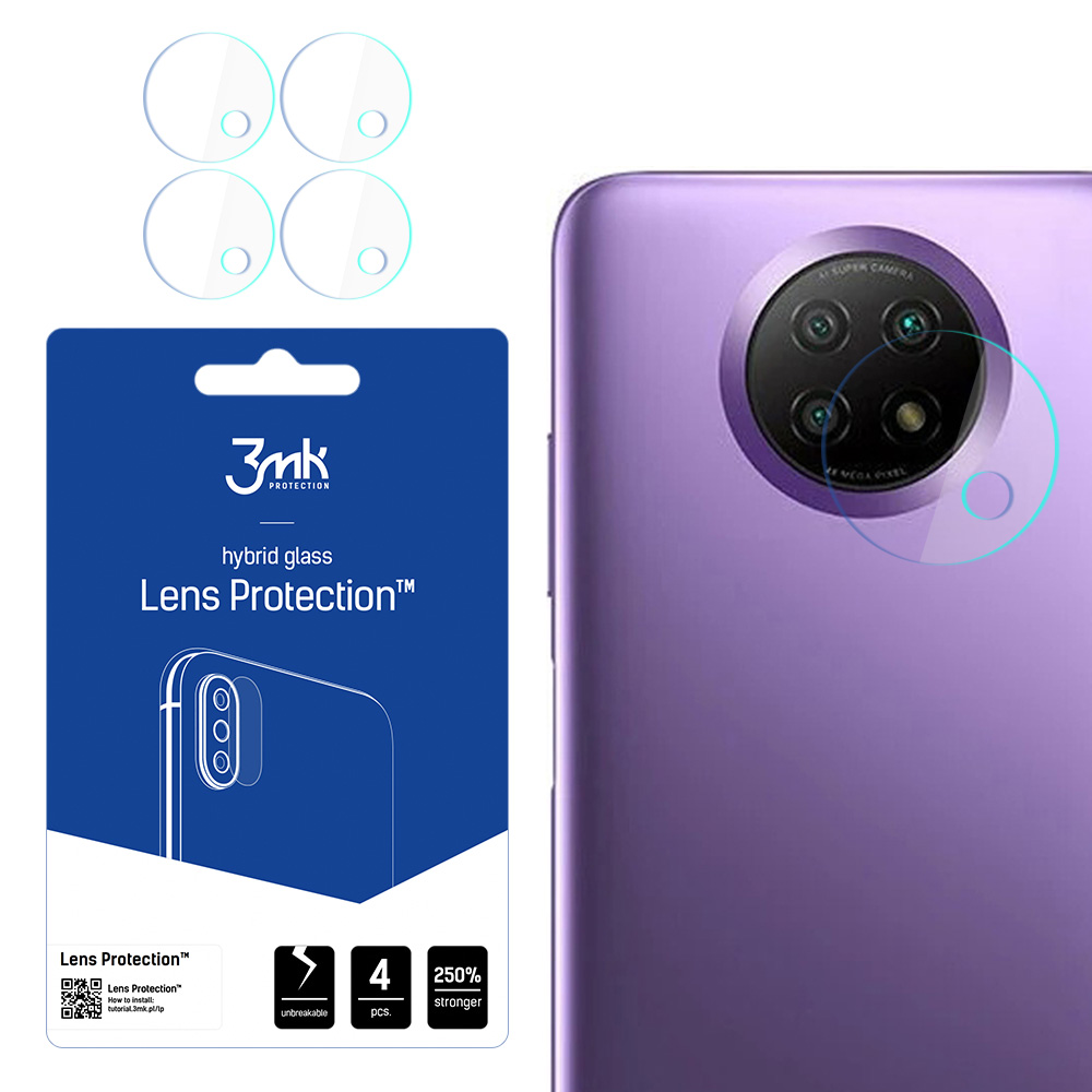 Xiaomi Redmi Note 9 5G – 3mk Lens Protection kaamera objektiivi kaitse
