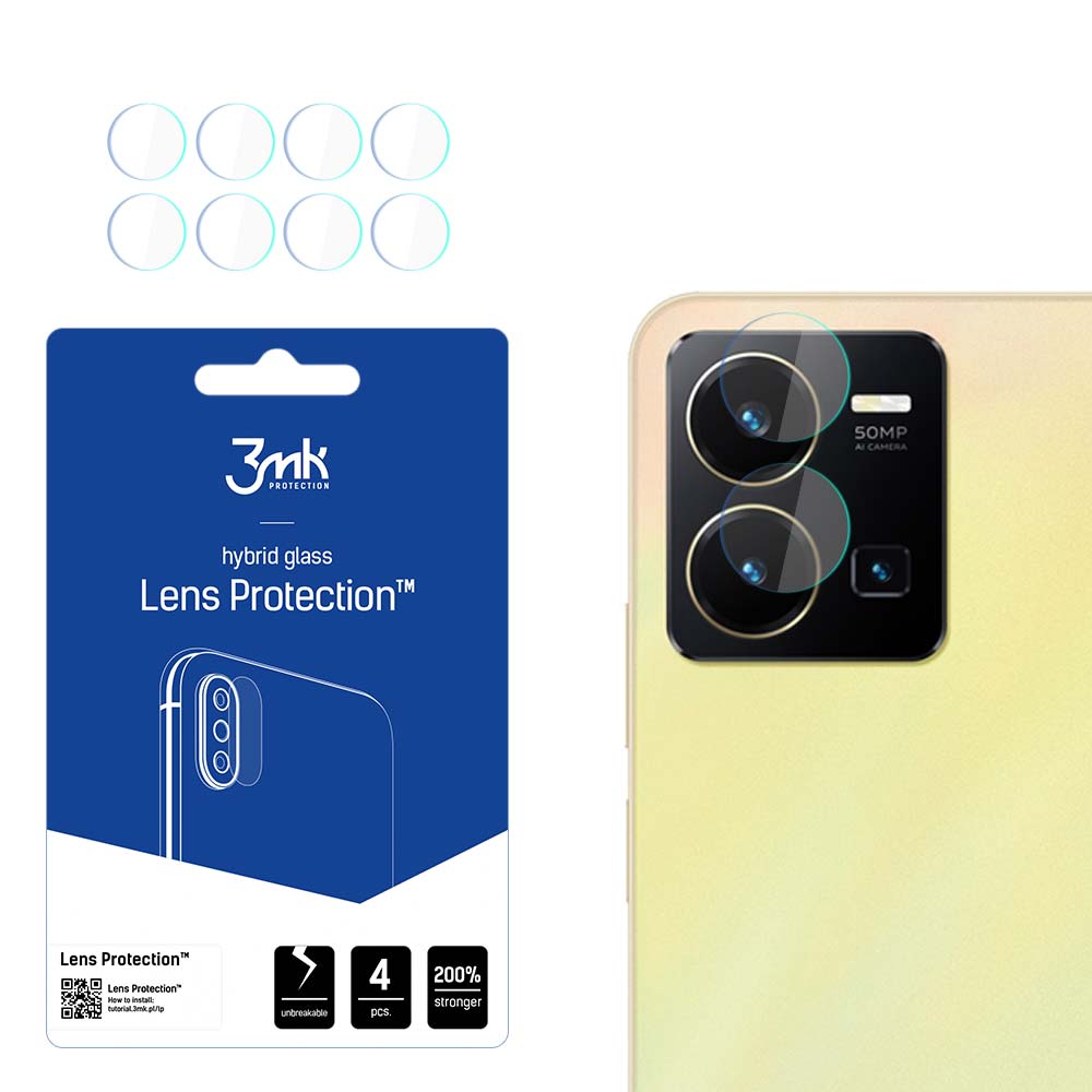 Vivo Y35 4G – 3mk Lens Protection kaamera objektiivi kaitse