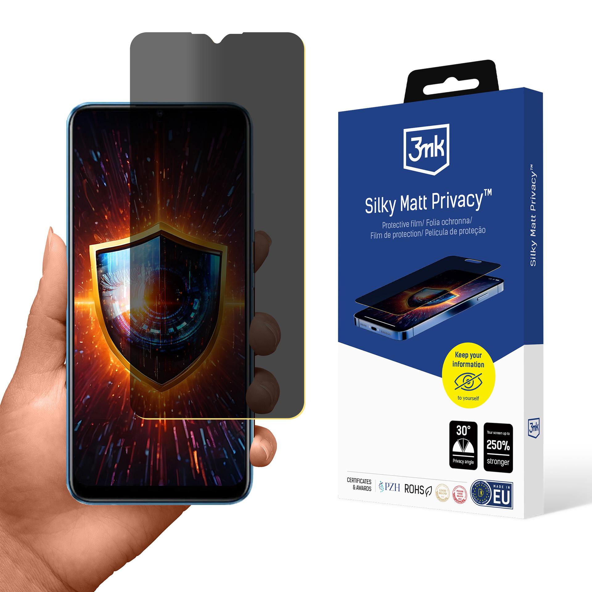 Realme C11 2021 – 3mk Silky Matt Privacy privaatsusfilter