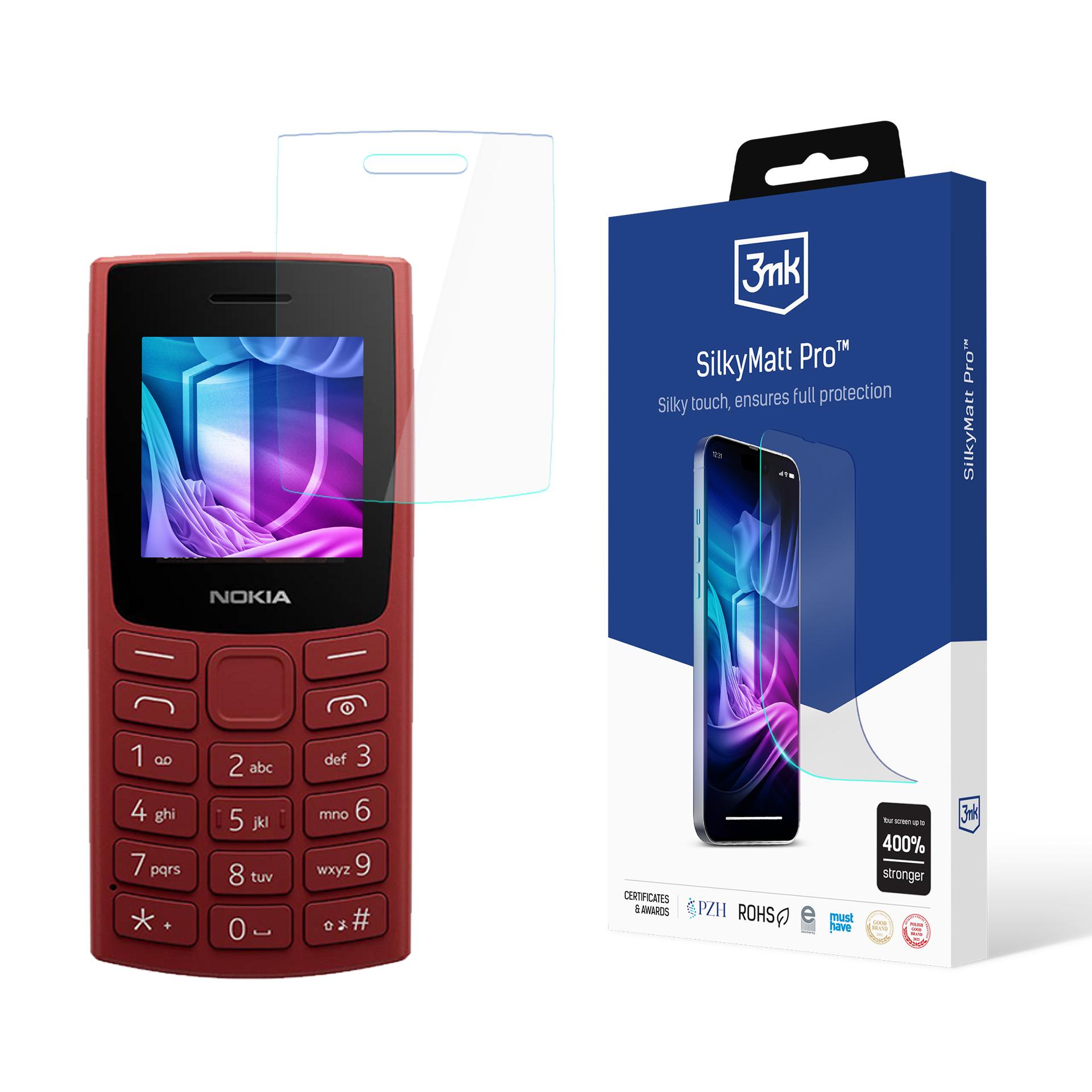 Nokia 105 4G (2023) – 3mk Silky Matt Pro telefoni ekraanikaitse