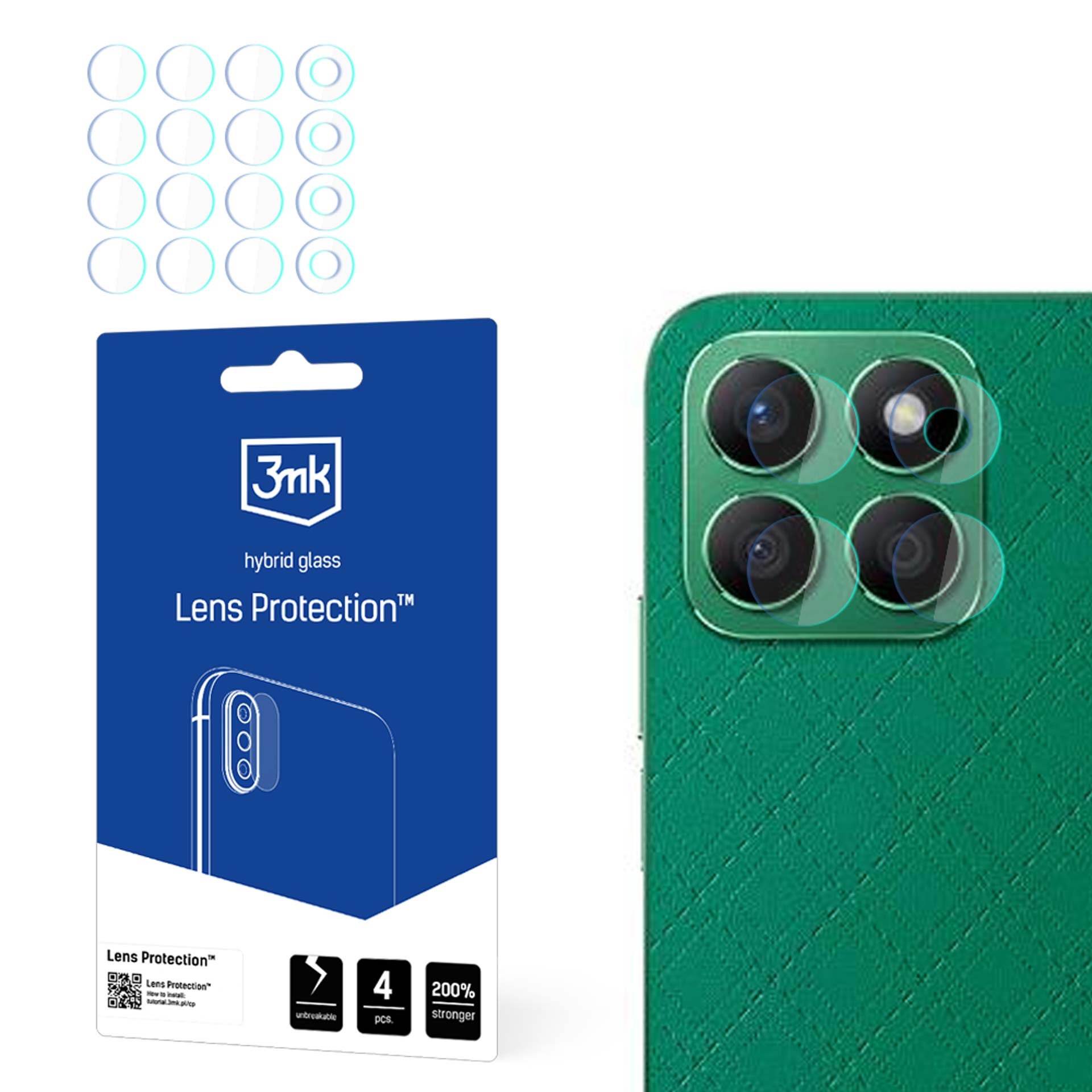 3mk Lens Protection™ hybrid camera glass jaoks Honor X8B