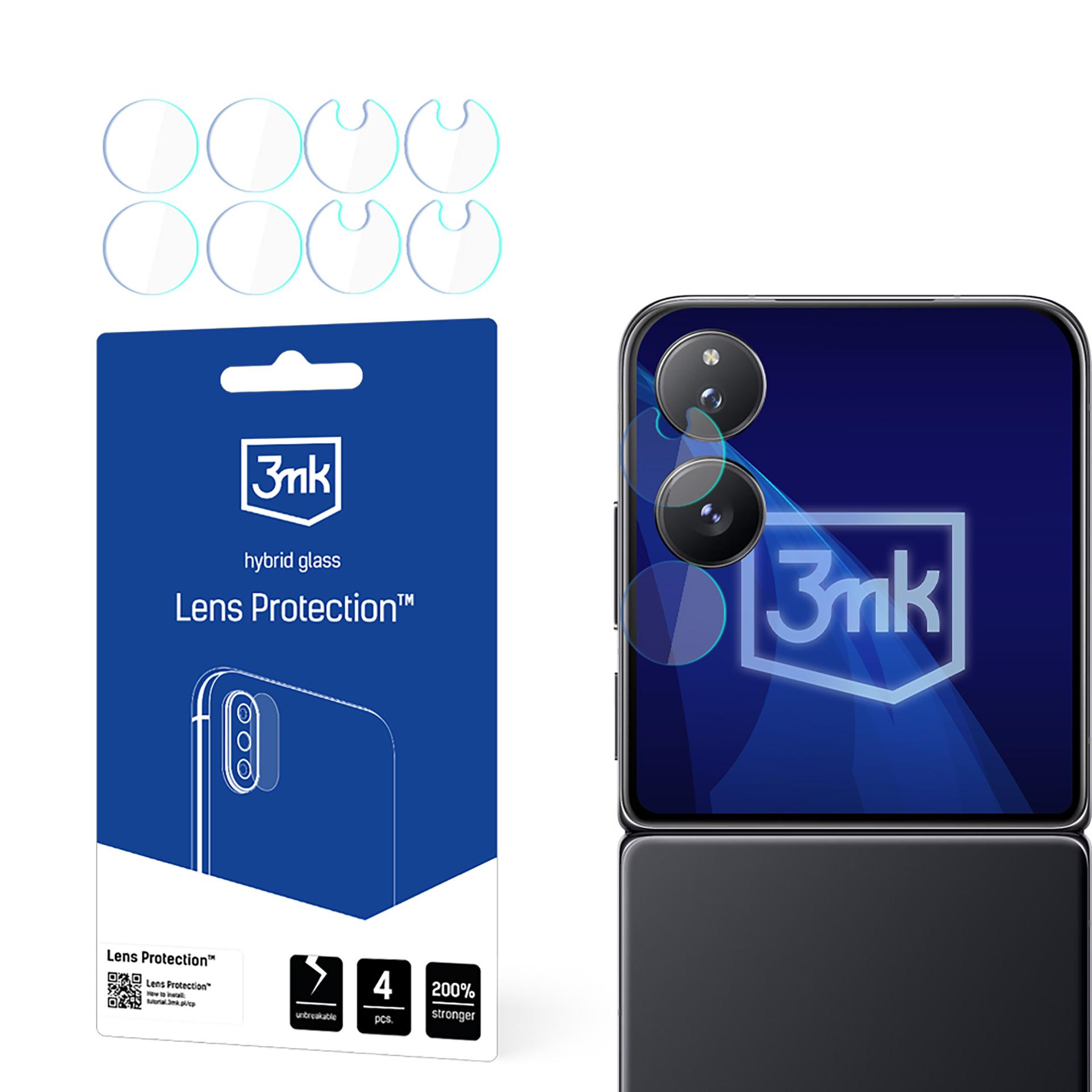 Hübriidklaas jaoks 3mk camera lens Lens Protection jaoks Xiaomi Mix Flip (front)