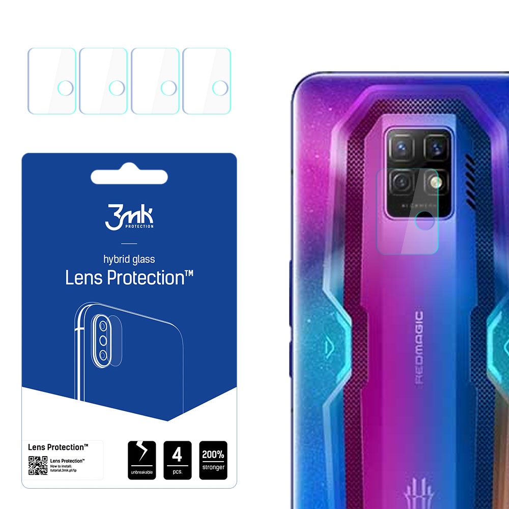 ZTE Nubia Red Magic 7 Pro – 3mk Lens Protection kaamera objektiivi kaitse