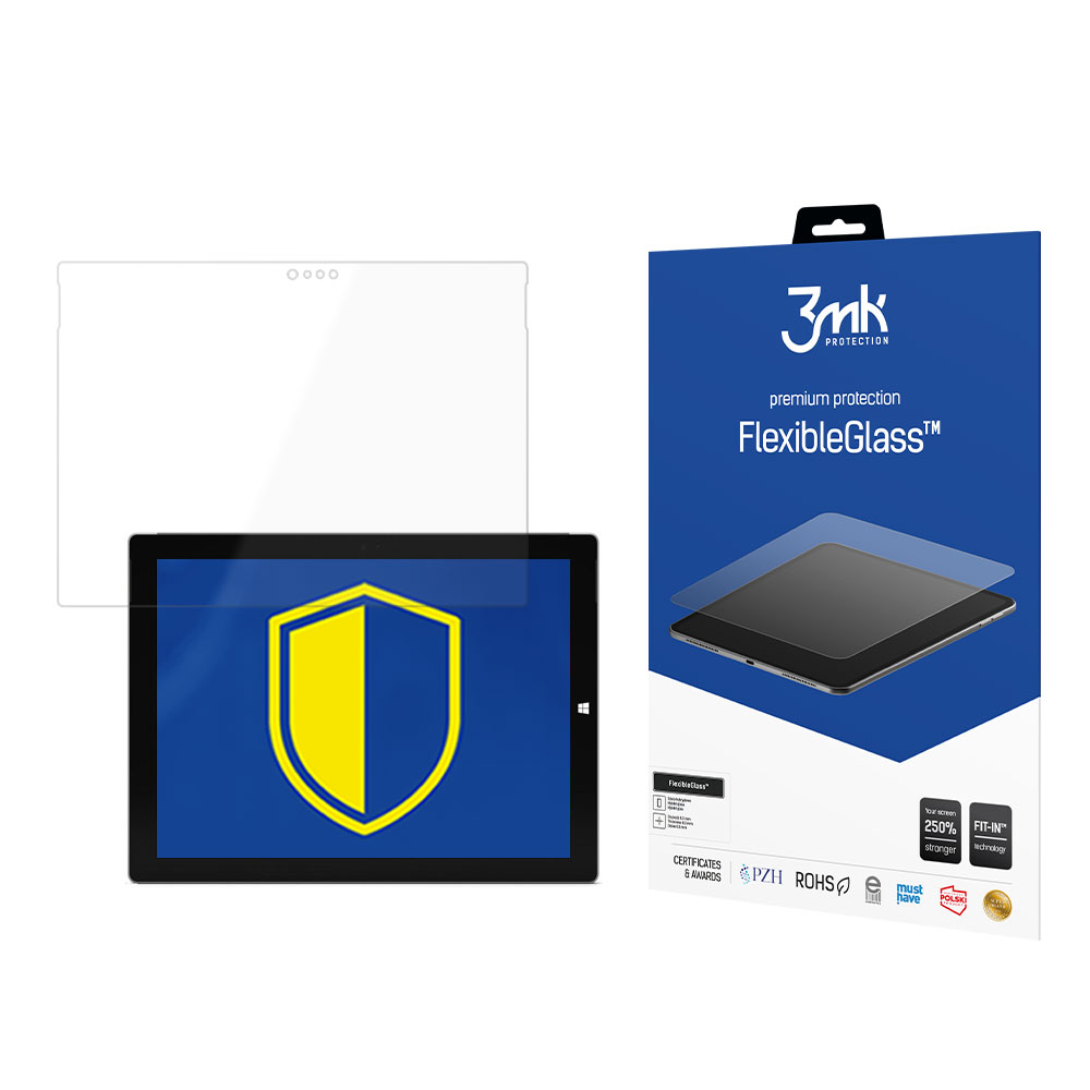 Microsoft Surface Pro 3 – 3mk FlexibleGlass (kuni 13") tahvelarvuti ekraanikaitse