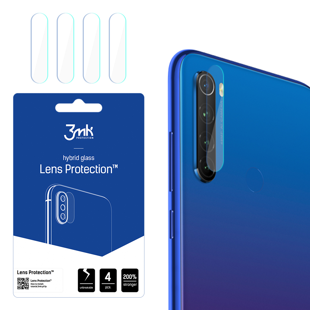 Xiaomi Redmi Note 8T – 3mk Lens Protection kaamera objektiivi kaitse