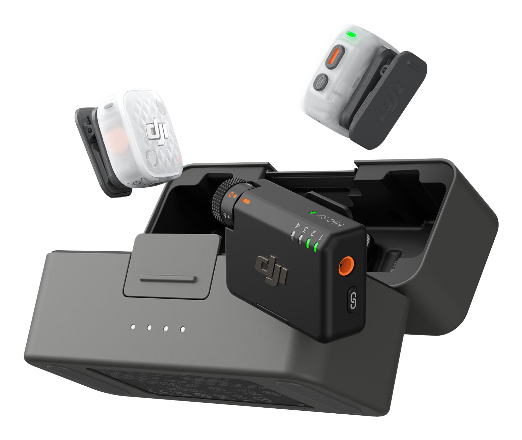 DJI Mic Mini 2S kaameramikrofoni komplekt, 2TX + 1RX, laadimisega, CP.RN.00000538