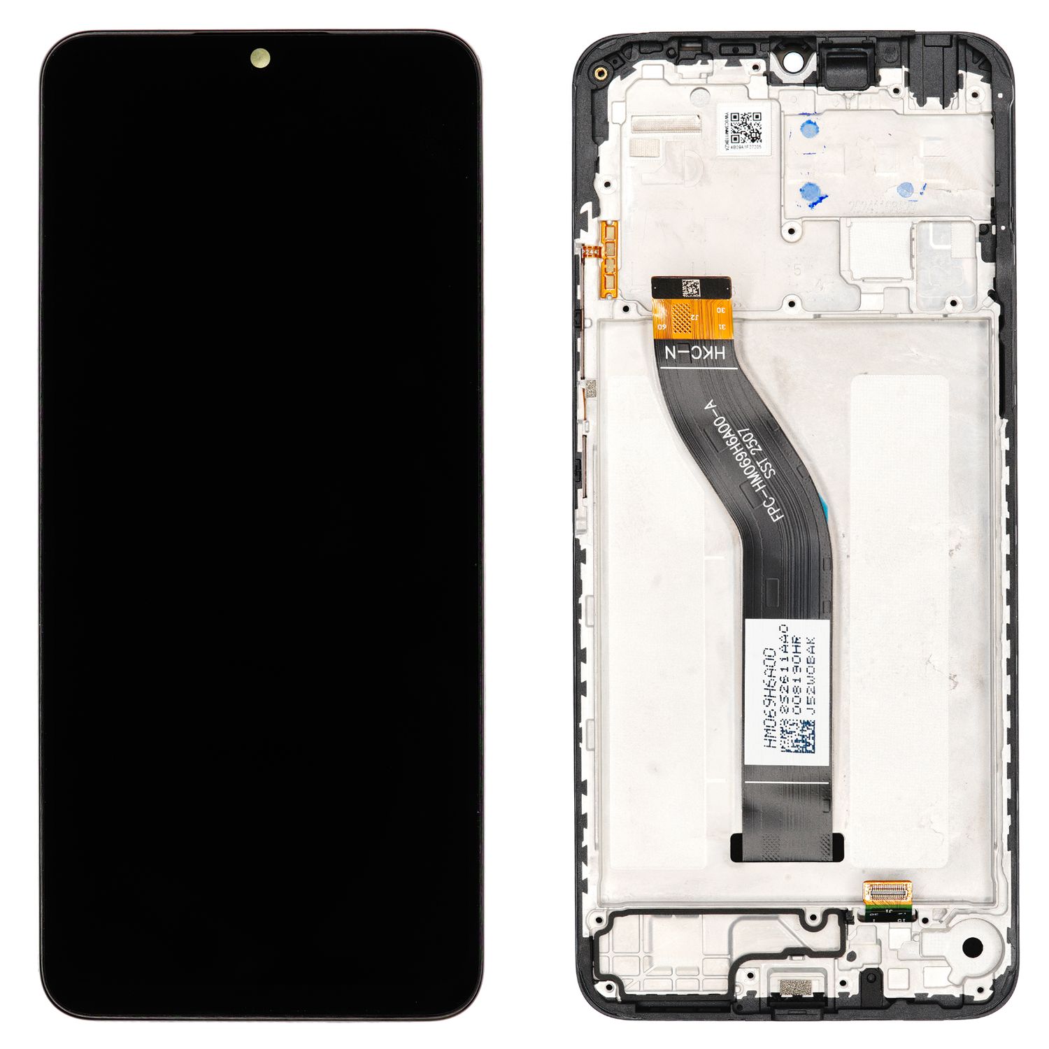 Originaal LCD-ekraan koos puutepaneeli ja raamiga Redmi 14C mudelile