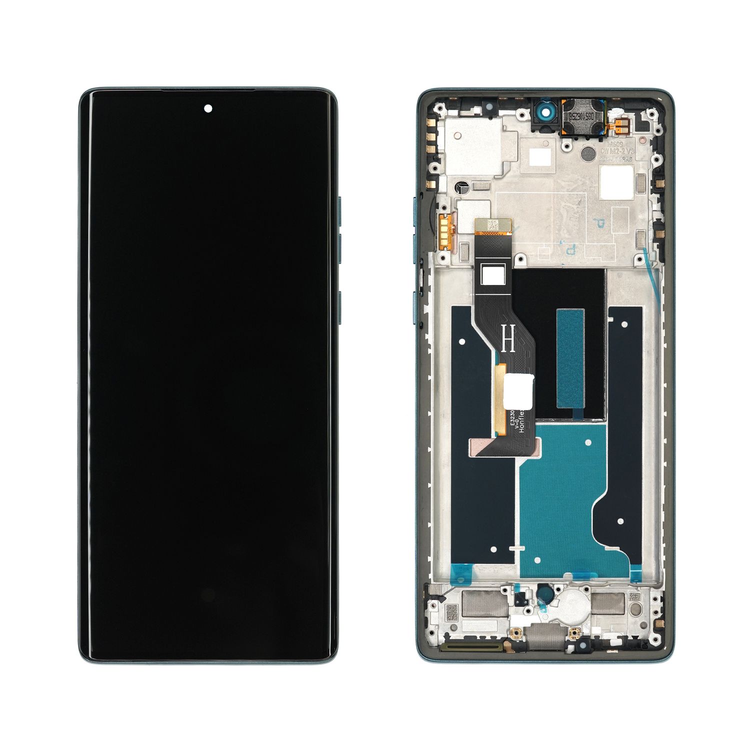 Originaal LCD-ekraan koos puutepaneeliga Motorola Edge 50 Fusion mudelile, metsasinine