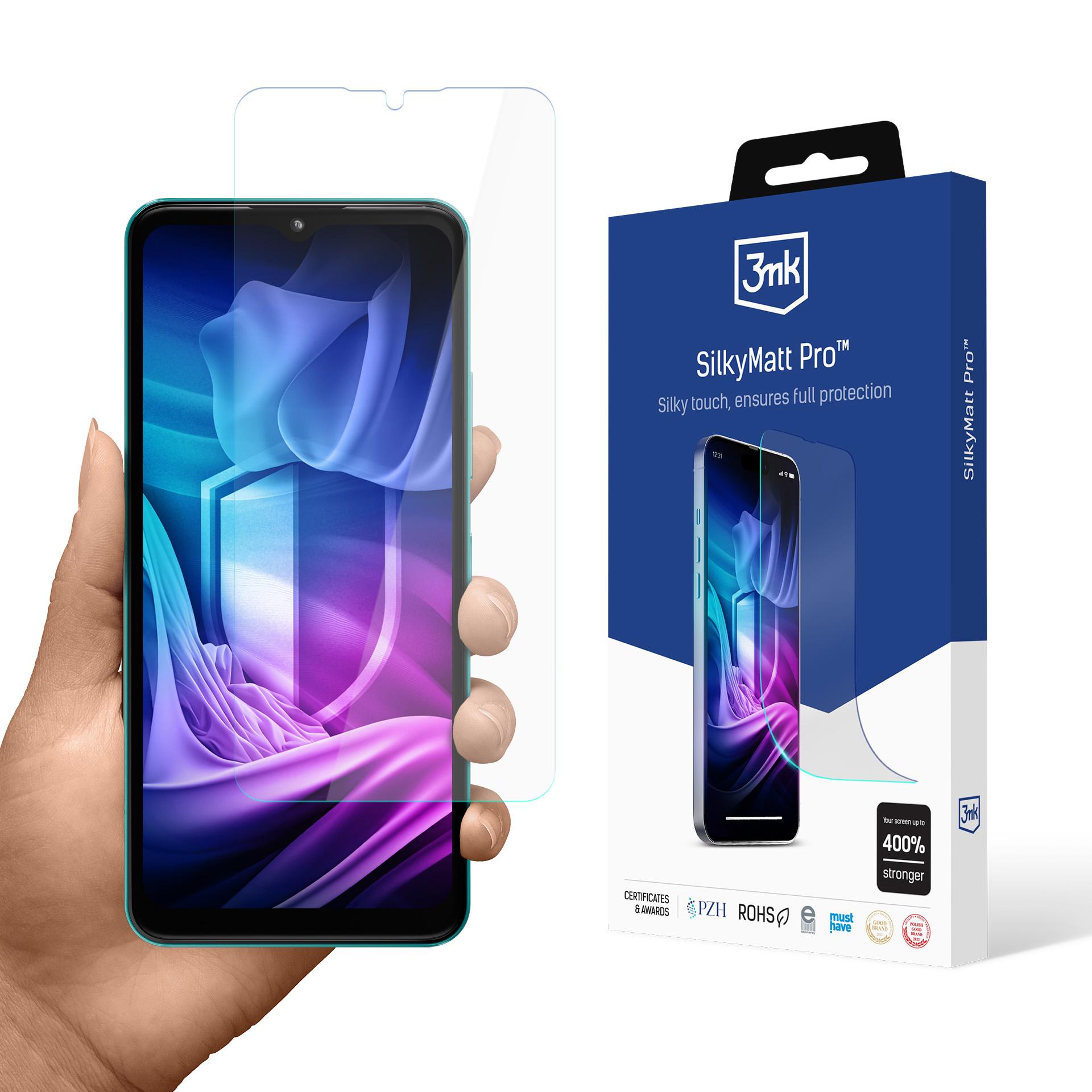 HMD Aura 2 – 3mk Silky Matt Pro telefoni ekraanikaitse