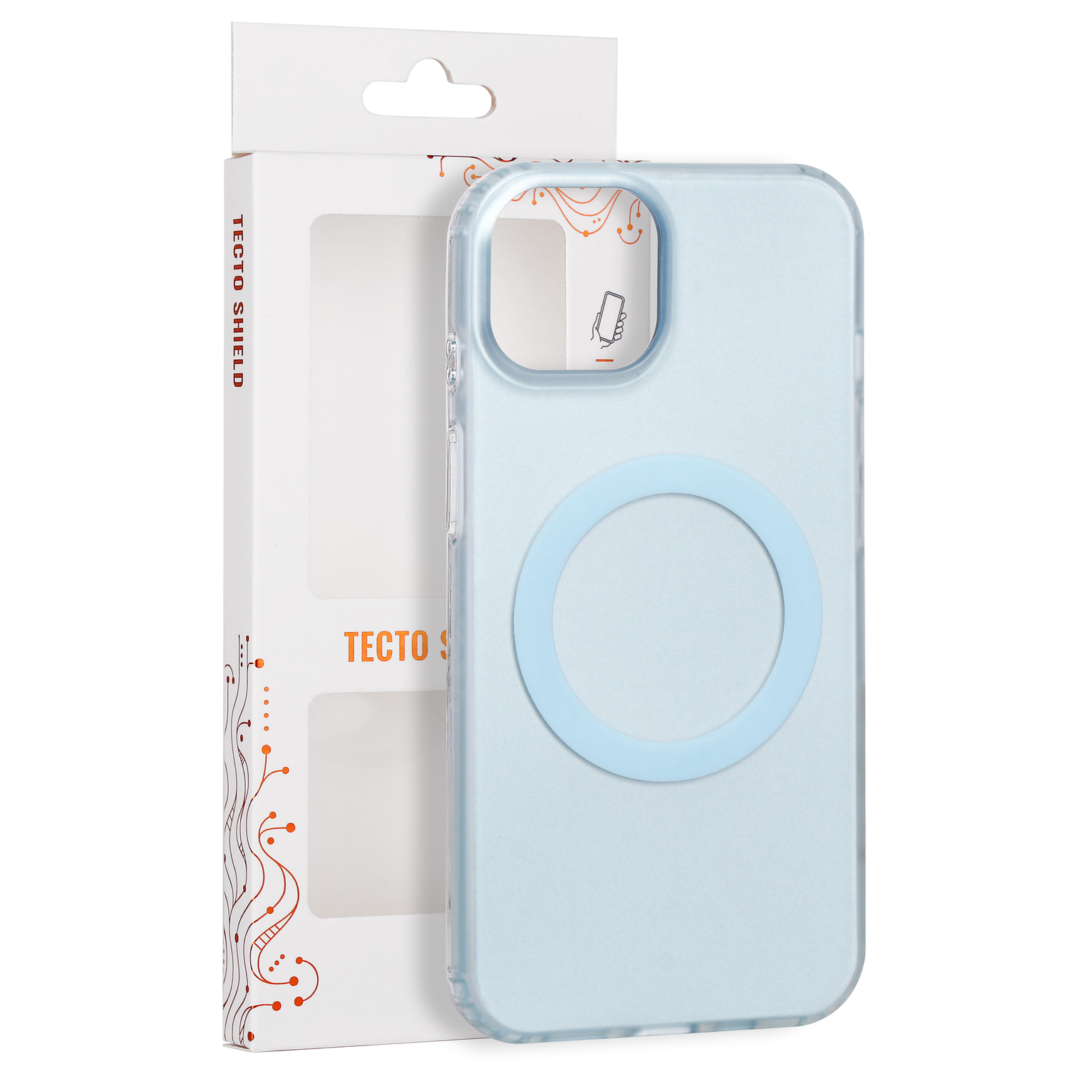 Tecto Shield Mistiq Mag ümbris mudelile iPhone 15 6,1", sinine