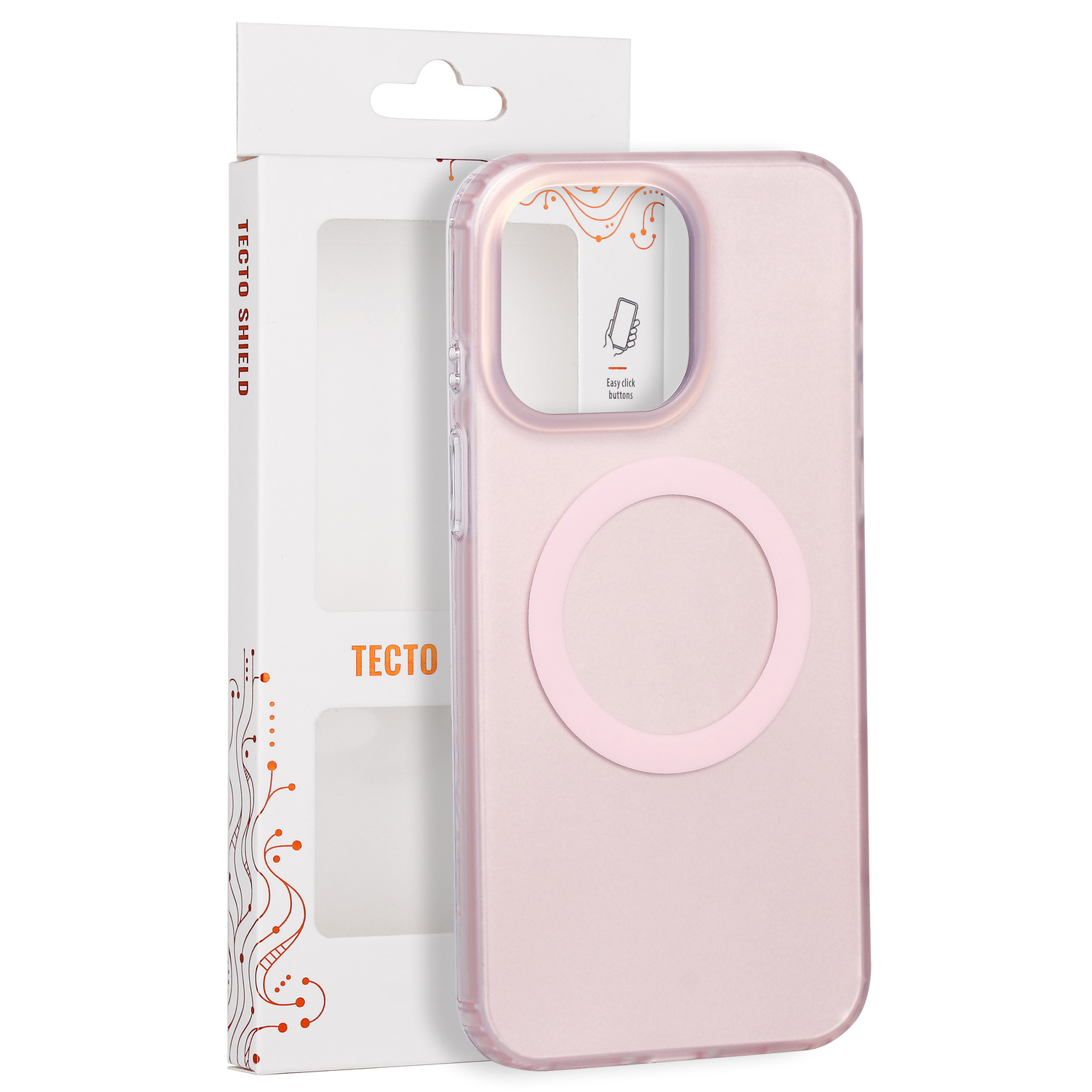 Tecto Shield Mistiq Mag ümbris mudelile iPhone 15 Pro Max 6,7", roosa