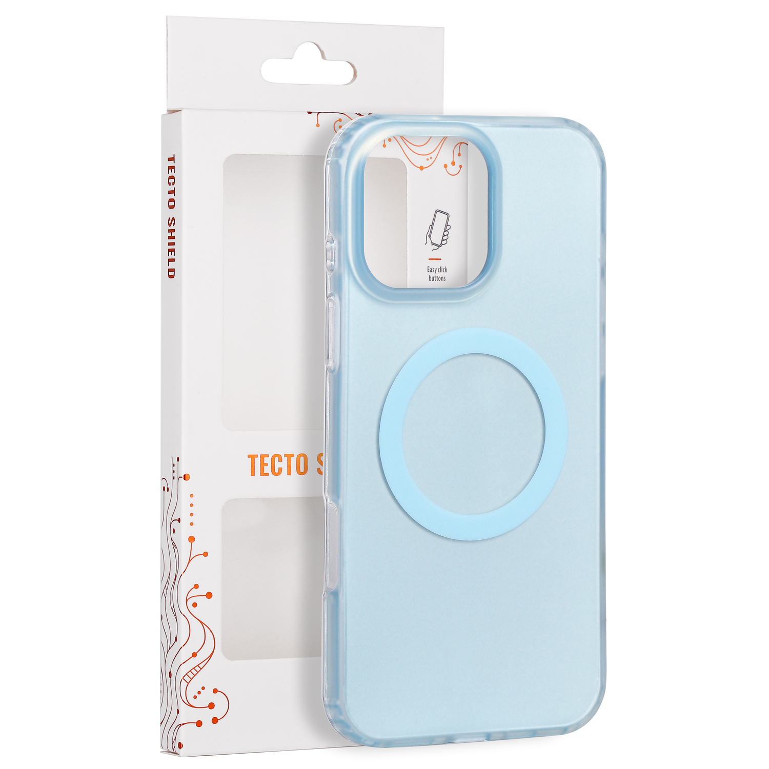 Tecto Shield Mistiq Mag ümbris mudelile iPhone 16 Pro Max 6,9", sinine